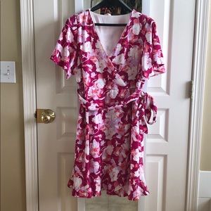 Pinkblush Maternity Floral Wrap Dress